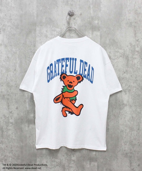 Outfitter lab（アウトフィッターラボ）の「GRATEFULDEAD オーバーサイズ半袖Tシャツ グレイトフルデッド（Tシャツ/カットソー・メンズ・ホワイト系その他/オレンジ/チャコール/ホワイト系その他2/ダークグリーン/ベージュ/ブラック系その他/オフホワイト/グレー系その他3/グレー系その他2/ホワイト系その他3/ベージュ系その他/グリーン系その他/パープル/ネイビー/ブラック・XL/M/L）」の17枚目の写真