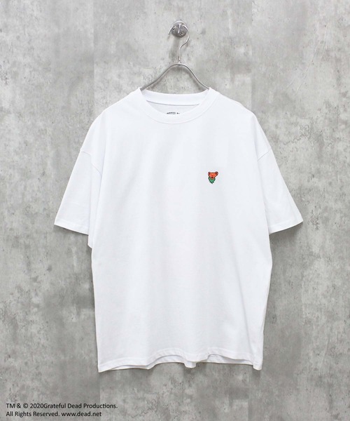 Outfitter lab（アウトフィッターラボ）の「GRATEFULDEAD オーバーサイズ半袖Tシャツ グレイトフルデッド（Tシャツ/カットソー・メンズ・ホワイト系その他/オレンジ/チャコール/ホワイト系その他2/ダークグリーン/ベージュ/ブラック系その他/オフホワイト/グレー系その他3/グレー系その他2/ホワイト系その他3/ベージュ系その他/グリーン系その他/パープル/ネイビー/ブラック・XL/M/L）」の18枚目の写真