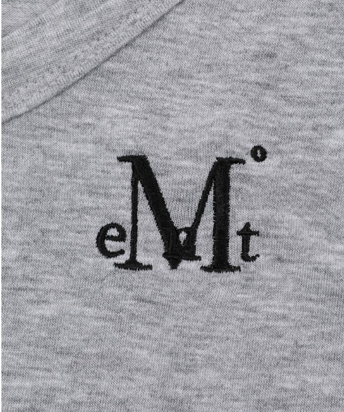 MUCENT（ムセント）の「A'GEM/9 × .kom 『MUCENT/ムセント』YATI SIDE SHIRRING V-NECK HALF TEE/バグースカモロゴクロップ半袖Tシャツ（Tシャツ/カットソー・レディース・ホワイト/ブラック/チャコールグレー/グレー・FREE）」の9枚目の写真