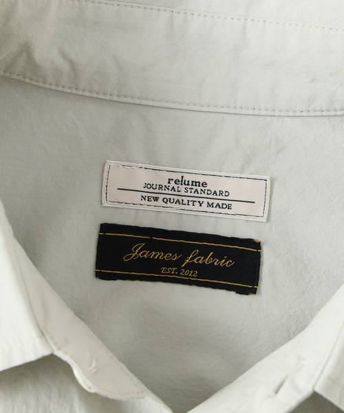 JOURNAL STANDARD relume(ジャーナルスタンダード レリューム)の「JAMES FABRIC / ジェームスファブリック コットンブロード 半袖シャツ(シャツ/ブラウス・メンズ・ライトグレー/ブラウン/イエロー・LARGE/MEDIUM)」の11枚目の写真