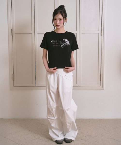 THE GREEN LAB（ザグリーンラボ）の「スタースタッドベルトパラシュートパンツ[ホワイト]（スウェットパンツ・レディース・その他・FREE）」の11枚目の写真