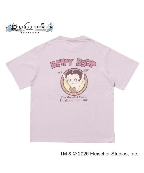 ALPEN / SPORTS DEPO SELECT(アルペンスポーツデポセレクト)の「ノーブランド ベティー ブープ(TM) フロントグラフィックTシャツ(Tシャツ/カットソー・レディース・ブラウン/サンドグレー/スモークピンク・S/M/L/XL)」の3枚目の写真