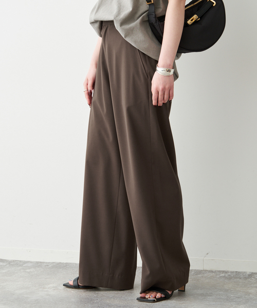 Spick & Span（スピックアンドスパン）の「《追加2》ドライストレッチイージーパンツ（スラックス・レディース・ブラック/ベージュ/ブラウン・38/36/34/40）」の10枚目の写真