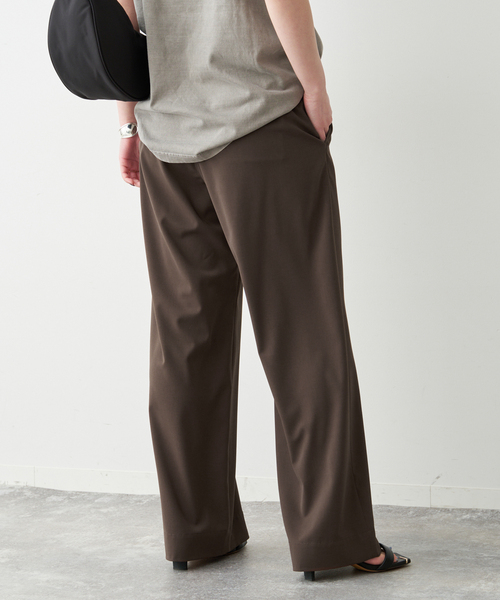 Spick & Span（スピックアンドスパン）の「《追加2》ドライストレッチイージーパンツ（スラックス・レディース・ブラック/ベージュ/ブラウン・38/36/34/40）」の11枚目の写真