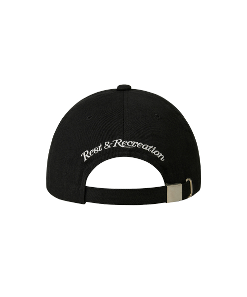 Rest&Recreation（レストアンドレクリエーション）の「RAW-EDGE LOGO CAP - BLACK（キャップ・レディース・その他・ONE）」の2枚目の写真