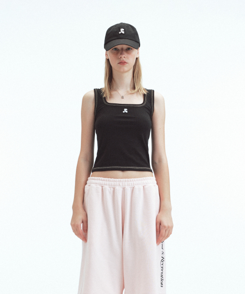 Rest&Recreation（レストアンドレクリエーション）の「RAW-EDGE LOGO CAP - BLACK（キャップ・レディース・その他・ONE）」の3枚目の写真