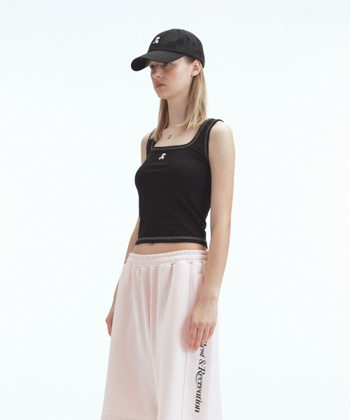 Rest&Recreation（レストアンドレクリエーション）の「RAW-EDGE LOGO CAP - BLACK（キャップ・レディース・その他・ONE）」の4枚目の写真