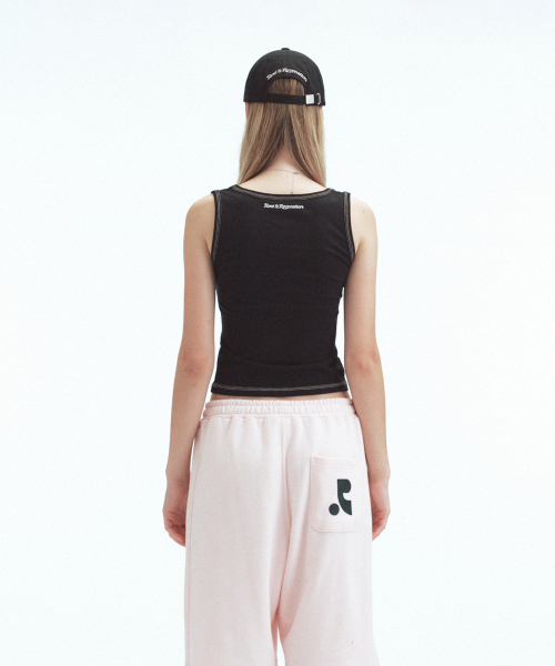 Rest&Recreation（レストアンドレクリエーション）の「RAW-EDGE LOGO CAP - BLACK（キャップ・レディース・その他・ONE）」の5枚目の写真