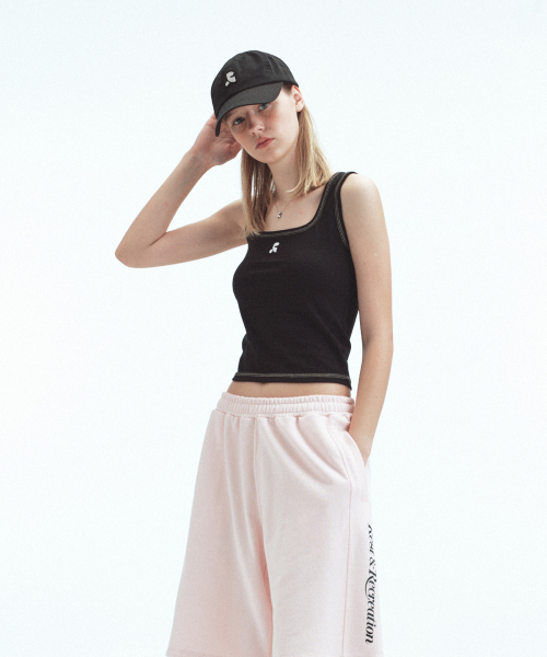 Rest&Recreation（レストアンドレクリエーション）の「RAW-EDGE LOGO CAP - BLACK（キャップ・レディース・その他・ONE）」の6枚目の写真