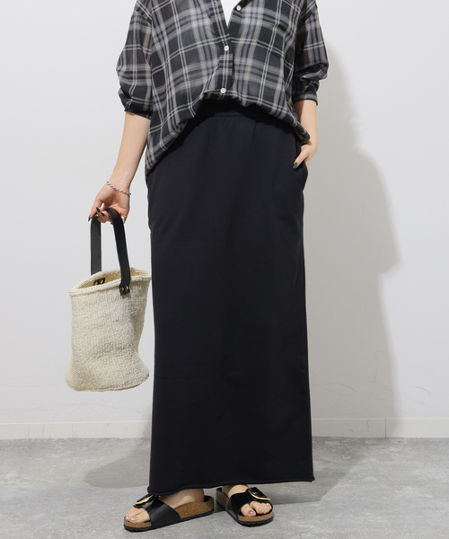JOURNAL STANDARD relume（ジャーナルスタンダード　レリューム）の「《WEB限定追加2》スウェットマキシスカート（スカート・レディース・グレー/ブラック系その他・FREE）」の16枚目の写真