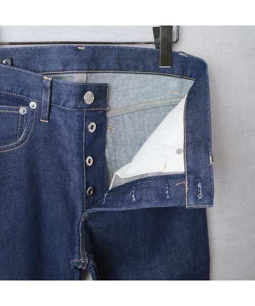 MINEDENIM（マインデニム）の「【PH1】【MINEDENIM/マインデニム】STANDARD SLIM STR 5POCKET PANTS 1708-1012-81（デニムパンツ・レディース・インディゴブルー・25inch）」の5枚目の写真