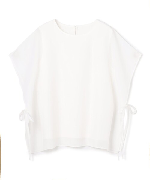 UNFILO(アンフィーロ)の「シアー レイヤード Tシャツ(Tシャツ/カットソー・レディース・ホワイト系/ブラック系1/スカイブルー系/ダークブラウン系・X-LARGE)」の1枚目の写真