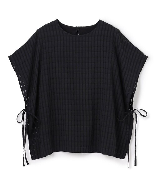 UNFILO(アンフィーロ)の「シアー レイヤード Tシャツ(Tシャツ/カットソー・レディース・ホワイト系/ブラック系1/スカイブルー系/ダークブラウン系・X-LARGE)」の11枚目の写真