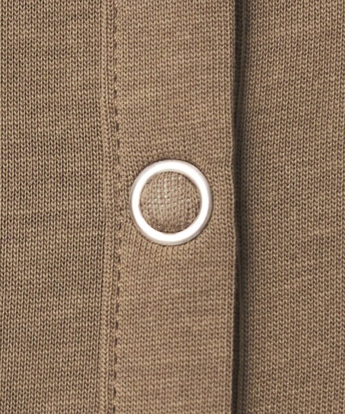 green label relaxing(グリーンレーベルリラクシング)の「【WEB限定】<at ease>ヘンリーネック カットソー ワンピース(ワンピース・レディース・ダークグレー/モカ・FREE)」の19枚目の写真
