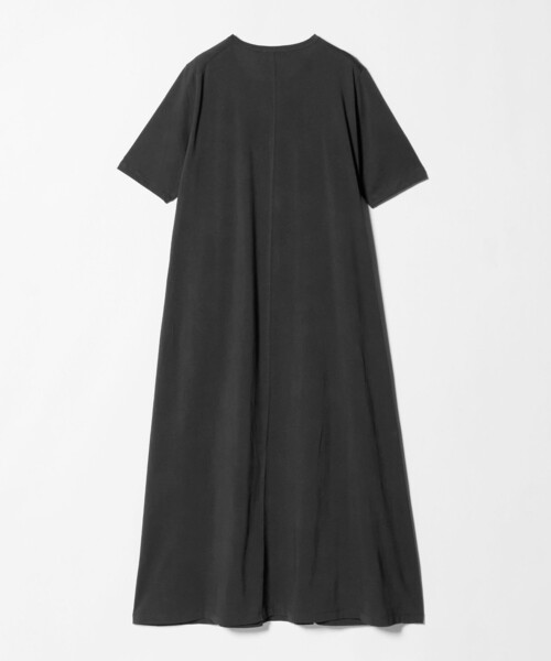 green label relaxing(グリーンレーベルリラクシング)の「【WEB限定】<at ease>ヘンリーネック カットソー ワンピース(ワンピース・レディース・ダークグレー/モカ・FREE)」の16枚目の写真
