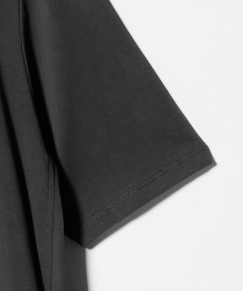 green label relaxing(グリーンレーベルリラクシング)の「【WEB限定】<at ease>ヘンリーネック カットソー ワンピース(ワンピース・レディース・ダークグレー/モカ・FREE)」の14枚目の写真