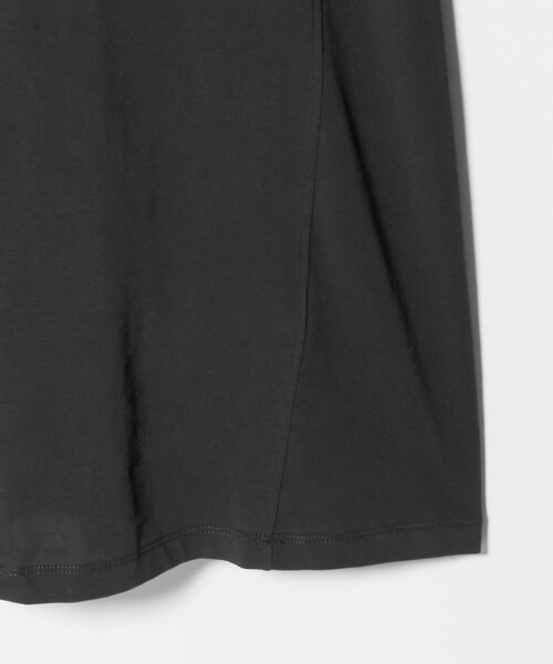 green label relaxing(グリーンレーベルリラクシング)の「【WEB限定】<at ease>ヘンリーネック カットソー ワンピース(ワンピース・レディース・ダークグレー/モカ・FREE)」の13枚目の写真