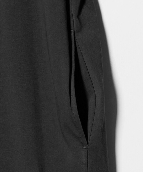 green label relaxing(グリーンレーベルリラクシング)の「【WEB限定】<at ease>ヘンリーネック カットソー ワンピース(ワンピース・レディース・ダークグレー/モカ・FREE)」の12枚目の写真