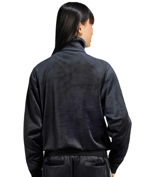 adidas（アディダス）の「adidas FIREBIRD VELOUR TRACK TOP / アディダス ファイヤーバード ベロア トラックトップ（その他アウター・レディース・ブラック・S/XS/XL/L/M）」の8枚目の写真