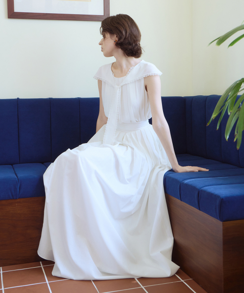 ICE GARDEN A.508(アイス ガーデン エイオーゴンパル)の「Pleated Scarf Blouse(シャツ/ブラウス・レディース・アイボリー・FREE)」の3枚目の写真
