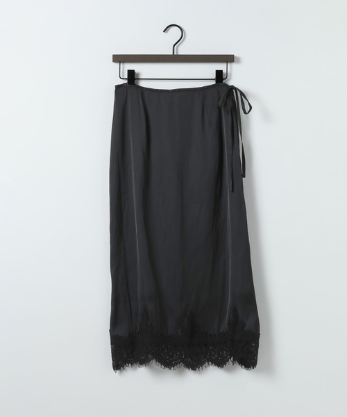 eL(エル)の「【eL】Lace Midi Skirt/878283(スカート・レディース・ブラック/オフホワイト・FREE)」の11枚目の写真