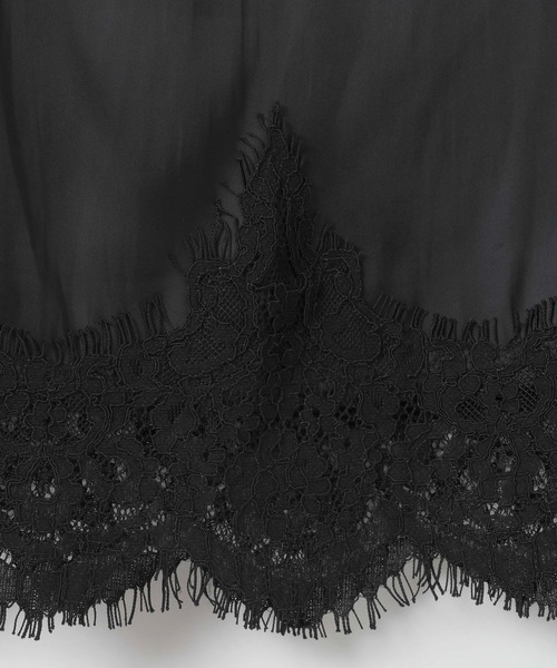 eL(エル)の「【eL】Lace Midi Skirt/878283(スカート・レディース・ブラック/オフホワイト・FREE)」の18枚目の写真