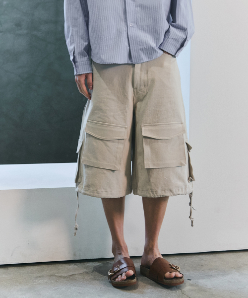 BLUESUNFLOWER(ブルーサンフラワー)の「ユーティリティウォッシュドカーゴバermudaパンツ(その他パンツ・メンズ・その他・MEDIUM/LARGE)」の6枚目の写真
