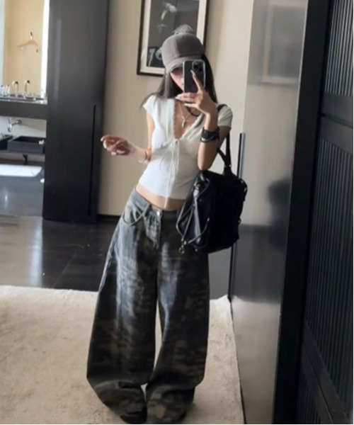 MASHIRO（マシロ）の「【MASHIRO】リボンレースフレンチスリーブカットソー 半袖(MA/EK161)（Tシャツ/カットソー・レディース・ホワイト/ブラック・FREE）」の11枚目の写真
