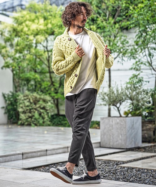 CAMBIO(カンビオ)の「mp15177-Brushed Slacks Fabric Tapered Pants スラックステーパードパンツ(A72526cmb)(スラックス・メンズ・ベージュ/ブラウン/ブラック/チャコール・S/M/L)」の9枚目の写真
