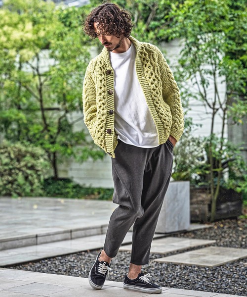 CAMBIO(カンビオ)の「mp15177-Brushed Slacks Fabric Tapered Pants スラックステーパードパンツ(A72526cmb)(スラックス・メンズ・ベージュ/ブラウン/ブラック/チャコール・S/M/L)」の10枚目の写真