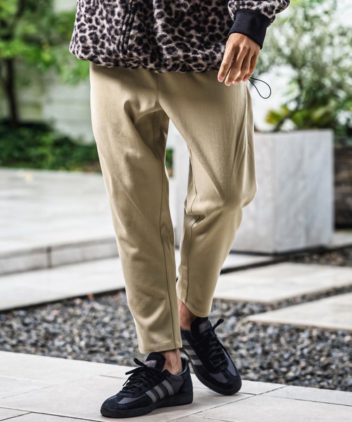 CAMBIO(カンビオ)の「mp15177-Brushed Slacks Fabric Tapered Pants スラックステーパードパンツ(A72526cmb)(スラックス・メンズ・ベージュ/ブラウン/ブラック/チャコール・S/M/L)」の11枚目の写真