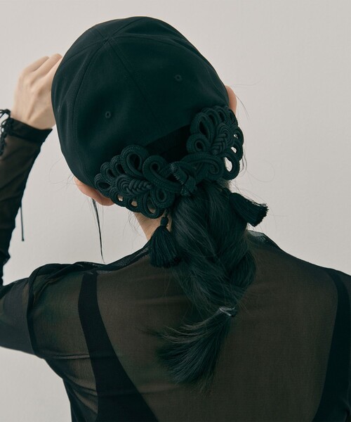 tanakadaisuke/タナカダイスケ】《STUDIOUS別注》China ribbon cap
