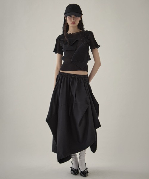 tanakadaisuke(タナカダイスケ)の「【tanakadaisuke/タナカダイスケ】《STUDIOUS別注》China ribbon cap/チャイナリボンキャップ(キャップ・レディース・ブラック・FREE)」の21枚目の写真