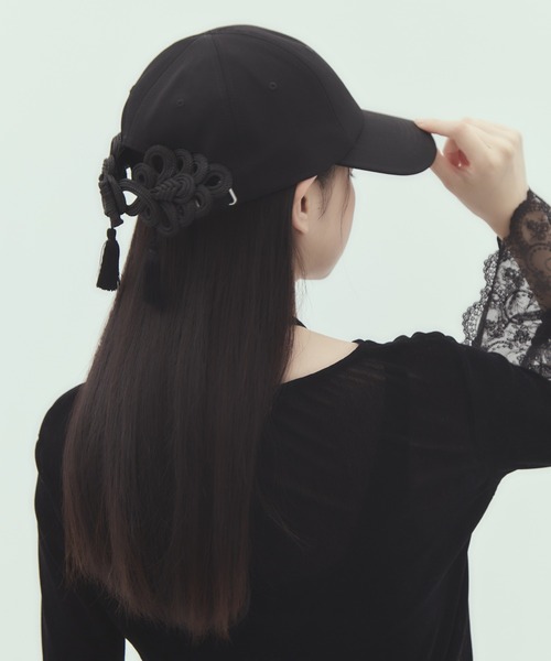 Tanaka Daisuke チャイナリボン キャップ tanakadaisuke/タナカダイスケ】《STUDIOUS別注》China ribbon cap