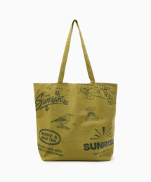 HELLO SUNRISE（ハローサンライズ）の「HS Graphic Tote Bag_Olive（トートバッグ）」