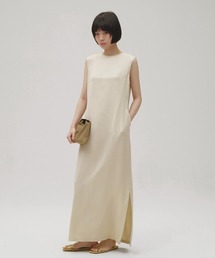 Squareneck Satin Dress（ワンピース）｜TODAYFUL（トゥデイフル）の