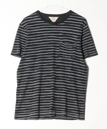rag & bone（ラグアンドボーン）の「ボーダー柄半袖Tシャツ（Tシャツ/カットソー）」