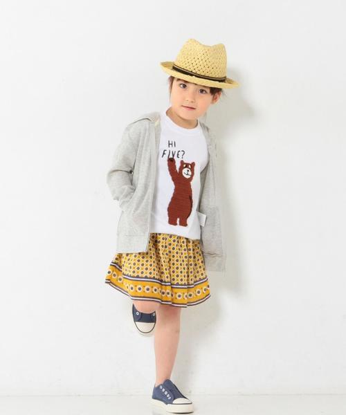 coen（コーエン）の「【coen kids】かぎ針編みコーエンベアTシャツ(100～150cm)（Tシャツ/カットソー・キッズ・ホワイト/グレー・110/100/130/120/150/140）」の13枚目の写真
