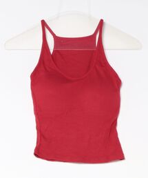 【 ammy. / エイミードット 】 カップ付き シンプル Uネック タンクトップ