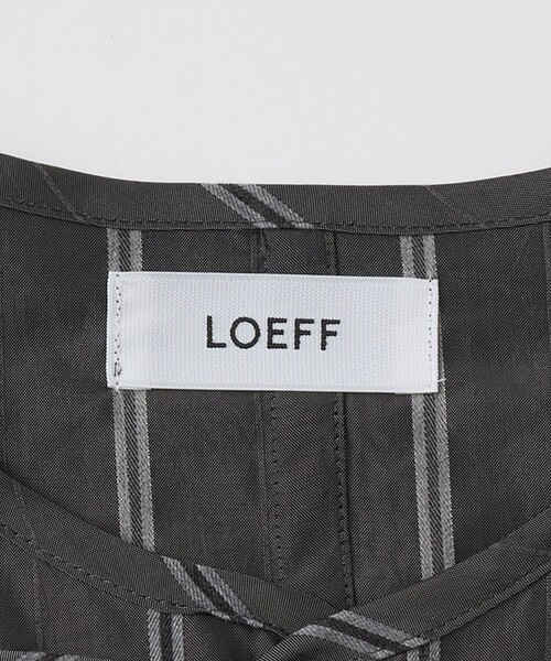 LOEFF(ロエフ)の「<LOEFF>ストライプ チャイナ ジャケット(その他アウター・レディース・グレー系・1/0)」の11枚目の写真