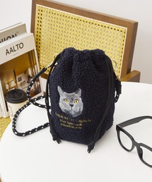 【SETUP7】アニマルe.e.p.ボア刺繍コードショルダー SNBD