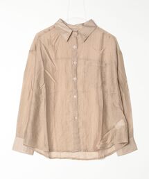 8色展開シアーシャツ