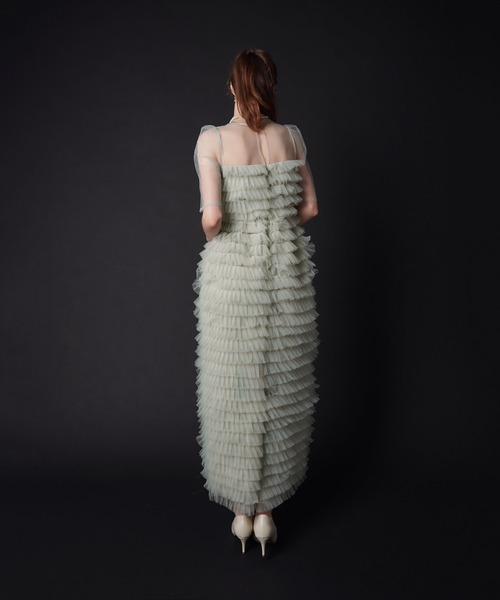 My shawty(マイシャウティー)の「fluffy tule dress(ドレス・レディース・ブラック/ミント/パープル・FREE)」の5枚目の写真