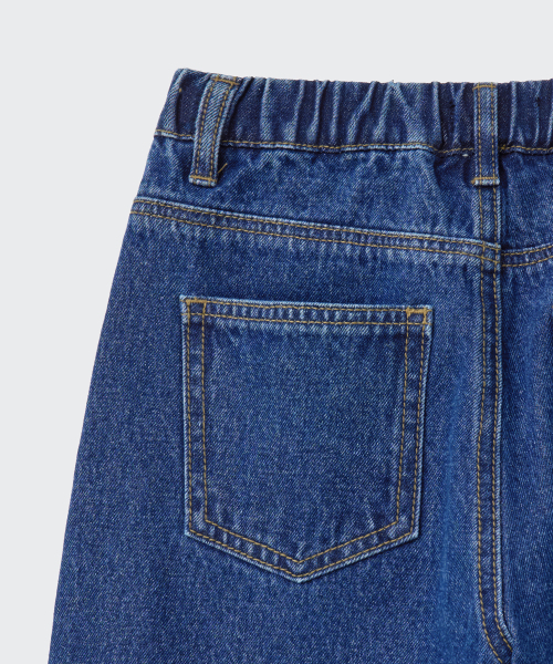 MUSINSA STANDARD KIDS（ムシンサスタンダードキッズ）の「カーブデニムパンツ [ミディアムインディゴ]（デニムパンツ・レディース・その他・120/130/140/150/160）」の10枚目の写真