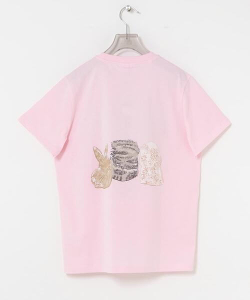 GANNI（ガニー）の「GANNI　EXCLUSIVE RELAXED T-SHIRTS（Tシャツ/カットソー・レディース・ピンク・SMALL/X-SMALL）」の11枚目の写真
