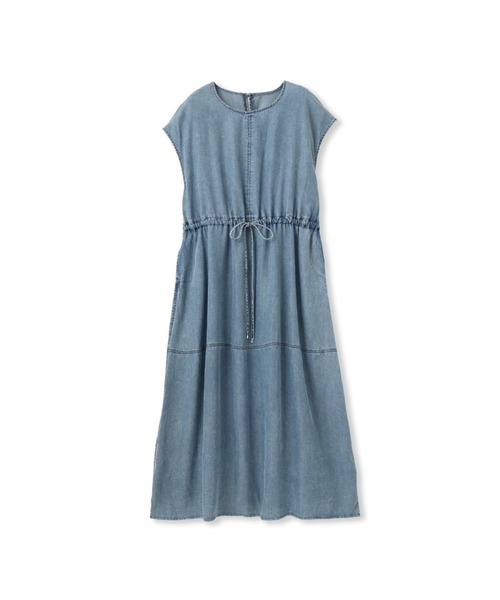 Droite lautreamont（ドロワットロートレアモン）の「Air DENIMワンピース（ワンピース・レディース・ブラック/ブルー・M）」の13枚目の写真