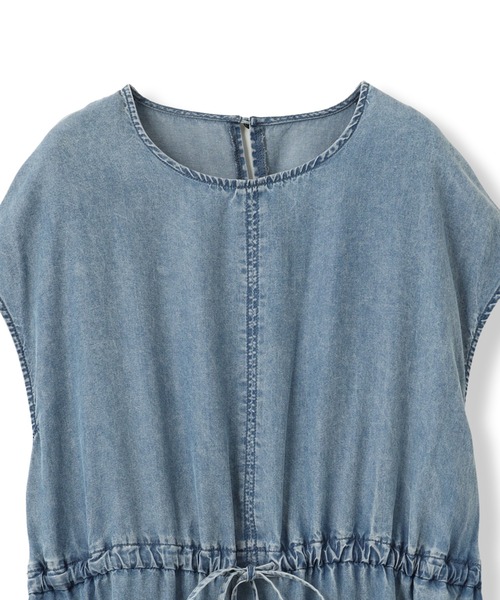 Droite lautreamont（ドロワットロートレアモン）の「Air DENIMワンピース（ワンピース・レディース・ブラック/ブルー・M）」の15枚目の写真