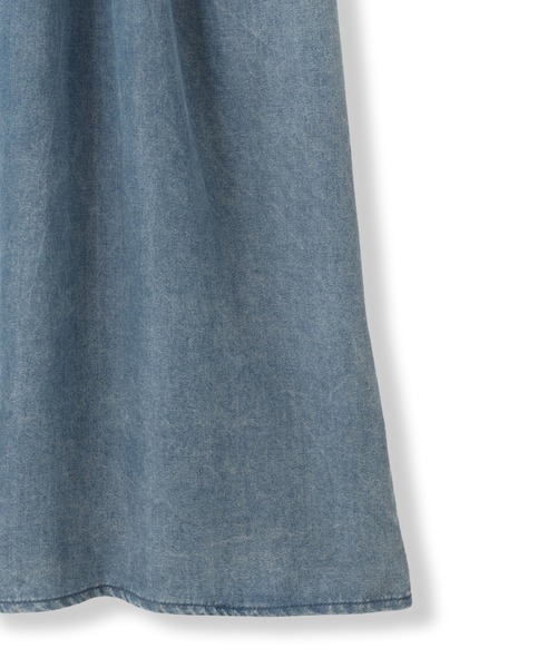 Droite lautreamont（ドロワットロートレアモン）の「Air DENIMワンピース（ワンピース・レディース・ブラック/ブルー・M）」の8枚目の写真