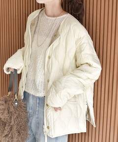 セール】Soutiencollar Quilting Jacket（ライダースジャケット