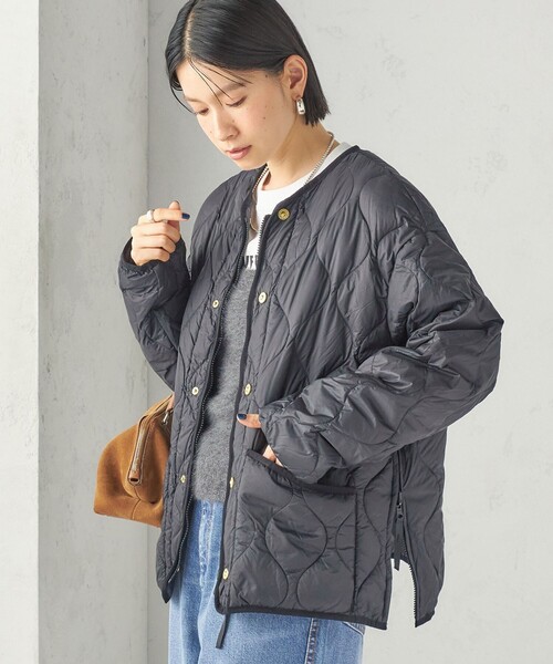 TAION（タイオン）の「【SHIPS別注】TAION:〈手洗い可能〉リバーシブル マルチ WAY ダウン ジャケット（ダウンジャケット/コート・レディース・オフホワイト/オリーブ/ブラック・SMALL/MEDIUM）」の4枚目の写真